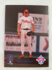 1995 Reading Phillies-Nabisco Minor League Baseball Card-Rich Hunter