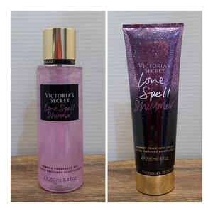 Victoria's Secret LOVE SPELL Shimmer Fragrance Mist and Lotion - Picture 1 of 5
