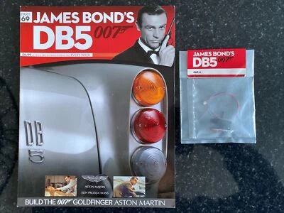 BUILD YOUR OWN EAGLEMOSS JAMES BOND 007 1:8 ASTON MARTIN DB5 ISSUE 69 + PARTS - Image 1 of 2