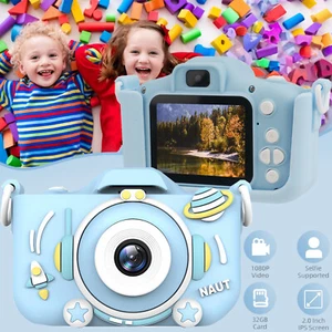 Kinderkamera 1080P 2.0'' Digitalkamera Kinder Fotoapparat Weihnachten Spielzeug - Bild 1 von 12