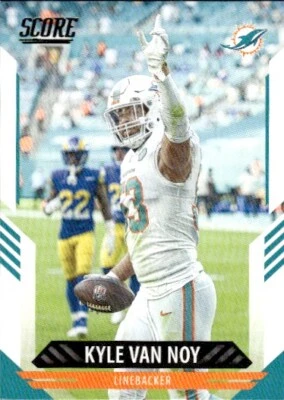 2021 Score #35 Kyle Van Noy Red Miami Dolphins - Image 1 of 2