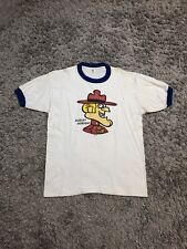 VINTAGE Dudley Do Right Made in USA Collegiate Pacific Ringer Sz. Large T Shirt