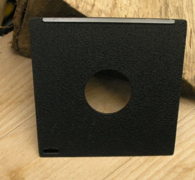 genuine metal Toyo field  5x4 45A copal  0 fit lens board 110mm square 35mm - Image 1 of 3