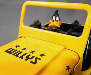 VINTAGE ''WILLYS'' TONKA JEEP 10 1/2'' RESTORED CUSTOM BUILD - Picture 1 of 15