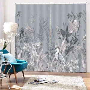 Reed Power Sea Area Sky 3D Blockout Photo Print Curtain Fabric Curtains Window - Foto 1 di 10
