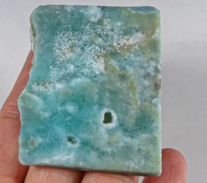 155Ct Natural Blue Hemimorphite Facet Rough Specimen YJK131 - Picture 1 of 3