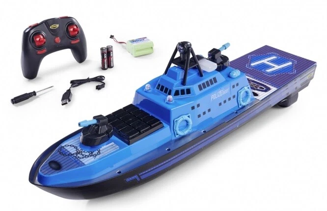 Carson 500108049 - RC- Polizeiboot 2.4G 100 RTR - Neu