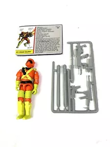 VINTAGE HASBRO 1994 G.I JOE COBRA LOOSE ACTION FIGURE ICE CREAM SOLDIER W/ CARD - Picture 1 of 9