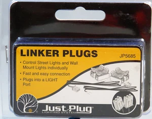 WOODLAND SCENICS LINKER PLUGS FOR JUST PLUG LIGHTING SYSTEM light wire WDS5685 - Picture 1 of 4