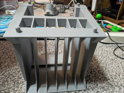 Soporte para consola SNES impreso en 3D con 6 ranuras de almacenamiento de juegos - Organizador Foto 1 de 4