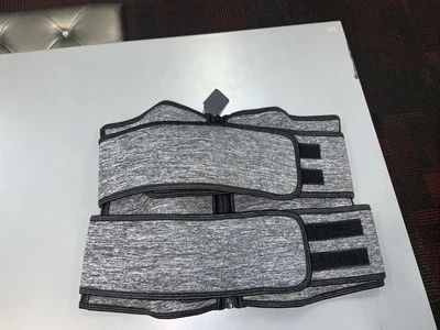 3X Entrenador de cintura gris con cremallera más dos cinturones para ajustes Foto 1 de 4