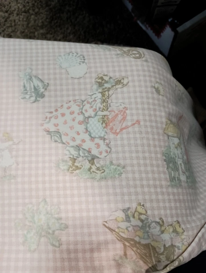 Funda nórdica Laura Ashley EE. UU. doble cara doble niños cuadros rosa Foto 1 de 4