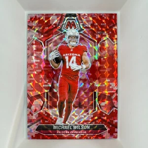Michael Wilson 2024 Mosaic Red Camo Prizm #3 - Picture 1 of 2