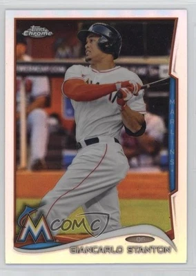 2014 Topps Chrome Refractor Giancarlo Stanton #173 - Image 1 of 2