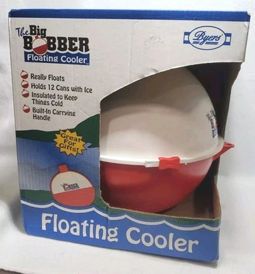 Byers Big Bobber Floating Cooler Holds 12 Cans & Ice Camping Fishing New In Box - Image 1 of 4