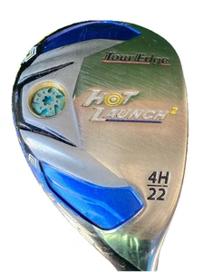 Tour Edge Hot Launch2 4 Hybrid 22* RH 45g Ladies Flex Graphite 37.5" Nice Z-Grip - Picture 1 of 12