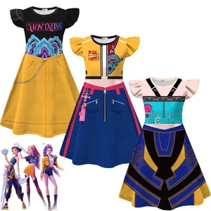 K-Pop Dämonenjäger Rumi Mira Zoey Cosplay Kostüm Mädchen Kinder Halloween Kleid - Bild 1 von 31