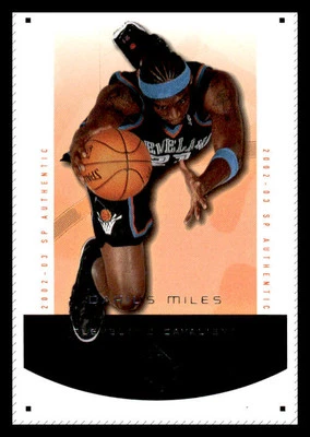 2002-03 SP Authentic #13 Darius Miles Cleveland Cavaliers S225-205 - Image 1 of 2