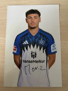 William Mikelbrencis #2 HSV Autogrammfoto 2025 / 2026 original handsigniert - Bild 1 von 1