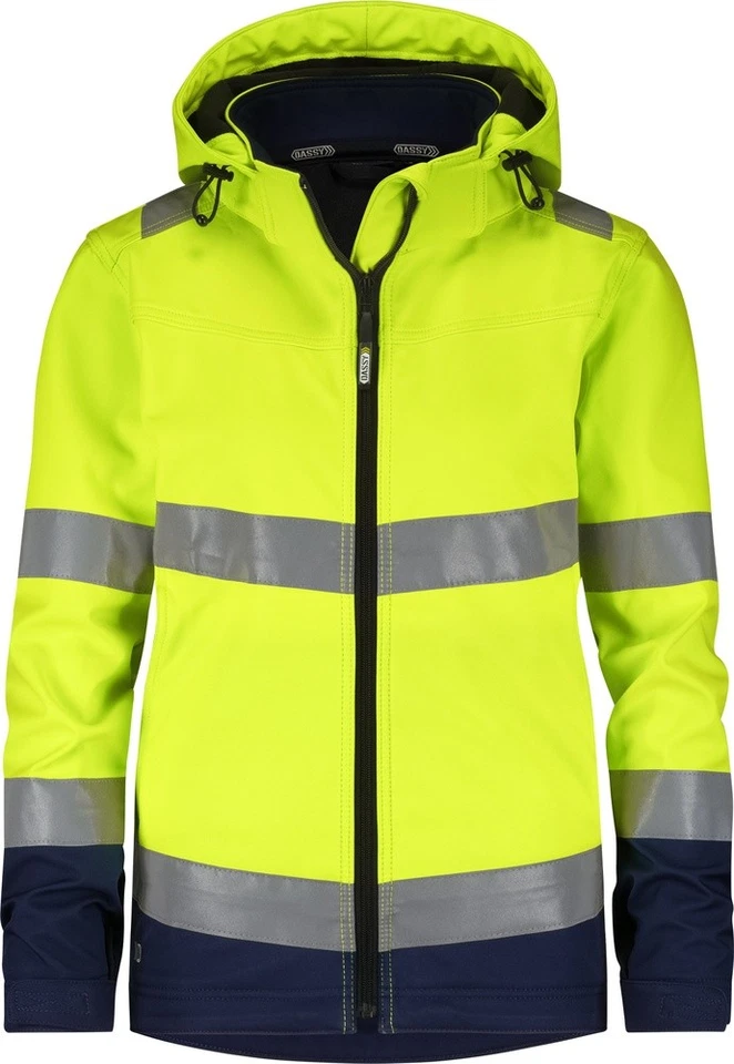 Dassy Damen Warnschutz Softshell-Jacke Malaga Women - Bild 1 von 1