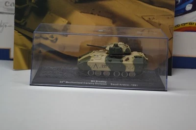 DEAGOSTINI -  1991 M2/M3 BRADLEY TANK  -  1/72  SCALE MODEL / COMBAT TANK #24 - Image 1 of 4