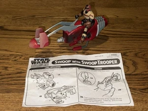 Star Wars SOTE Shadows of the Empire 1996 SWOOP VEHICLE & TROOPER W/ Manual - Picture 1 of 8