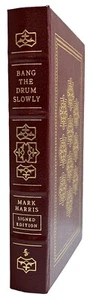 BANG THE DRUM SLOW von Mark Harris ~ SIGNIERT mit Echtheitszertifikat ~ Easton Press 1996 - Bild 1 von 15