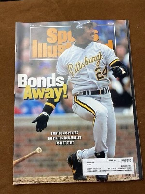 Barry Bonds Sports Illustrated May 4, 1992 1st Cover Pittsburgh Pirates - Image 1 of 4