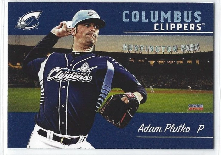 2018 Columbus Clippers (Triple A-Cleveland Indians) Adam Plutko - Image 1 of 1