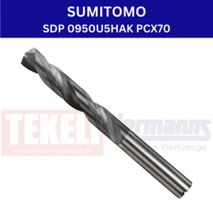 SUMITOMO VHM-Spiralbohrer ø 9,5 x 46,5 x 102,7 mit IK 5xD - Picture 1 of 1