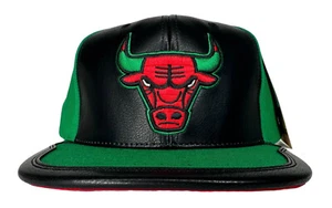 Mitchell & Ness NBA Chicago Bulls Day One Green & Red  Snapback Hat, Cap, New - Picture 1 of 14