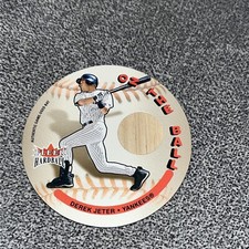 2003 Fleer Hardball On The Ball Derek Jeter Game Used Bat 