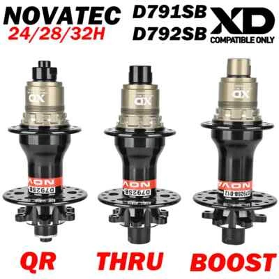 Novatec D791SB/792SB Micro Spline MS XD for MTB Road Bike Rear Wheel Hubs 28 32H - Image 1 of 4
