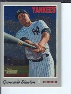 Giancarlo Stanton Topps Heritage Chrome  #ed / 999 - Picture 1 of 1