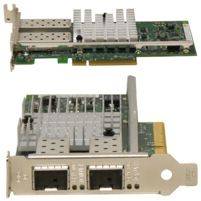 Dell Intel X520-DA2 FC Dual Port 10GbE PCIe x8 Network Card LP 0FTKMT - Image 1 of 3