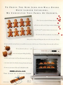 Magazine Print Ad JENN-AIR 1993 Jenn-Air Wall Oven WW2780 Gingerbread Men Baking - Picture 1 of 1