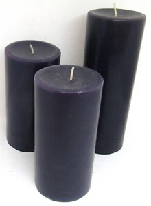 Target Single Wick "Rainforest" Pillar Candles, Set of 3. - Picture 1 of 4