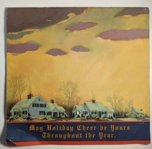 Calendario Art Deco Vintage 1939 Holiday Cheer Through The Year - Imagen 1 de 5