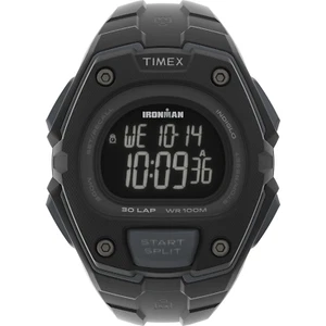 TIMEX Men's IRONMAN Classic 30 Oversized 45mm Watch – Black Case Negative Displa - Picture 1 of 5