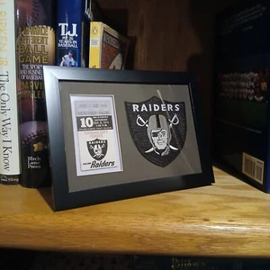 1973 Oakland Raiders Ticket Stub & Patch | Vintage Collectible Memorabilia  - Picture 1 of 6