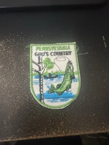 Vintage Pennsylvania God's Country Souvenir bestickter Sammler Aufnäher - Neu - Bild 1 von 2
