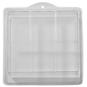 Embossed Bar Soap Mould - 6 Cavity - Pack of 5 - Picture 1 of 1