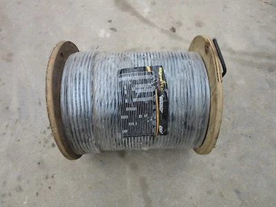 USA MADE!  1000' Dual Shield Cable RG6 Coax Coaxial CATV 18 AWG Solid 3.0 GHZ  - Image 1 of 4