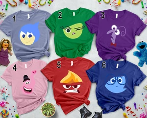 Disney Inside Out Big Face Halloween Costume Unisex Adult Kid Shirt 592646259 - Picture 1 of 8