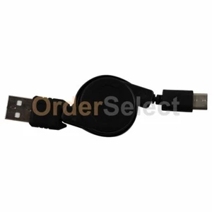 USB Type-C Retract Cable for Phone HTC U Play/U Ultra/U11/U11 life/U12+/Bolt/10 - Picture 1 of 4