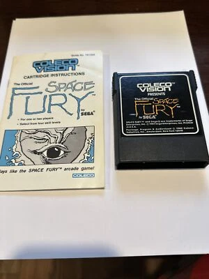 Space Fury (Colecovision, 1982) da Coleco (cartucho e manual) jogo de arcade Sega - Imagem 1 de 4