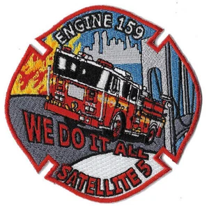 New York City Engine 159 Satellite 5 We Do It All NEW Fire Patch - Bild 1 von 1