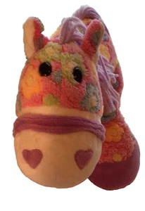 Dan Dee Flor Caballo Poni Arco Iris Púrpura Peluche Juguete Pastel Hilo - Imagen 1 de 10