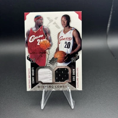 2004-05 SPx - Winning Combos LeBron James, Eric Snow #WC-JS (MEM) Cavaliers - Image 1 of 2