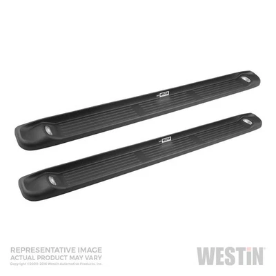 Westin 27-0005 Molded Running Boards - Black Molded Polymer/Aluminum Base Foto 1 de 4
